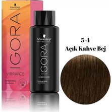 Igora Vibrance Boya 60ML. 5-4 Açık Kahve Bej