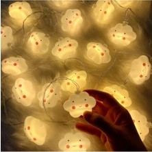 Die Grup 10’lu Bulut Şeklinde LED Işık Zinciri – 2 Metre