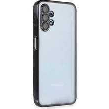 Renas Store Galaxy A13 4g Kılıf Lensli Silikon - Siyah