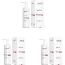 Veela Boyalı Saçlar Için Besleyici ve Koruyucu Bakım Şampuanı Protect Shampoo (3 Paketi)
