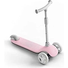 Die Grup Pembe Işıklı 3 Tekerlekli Çocuk Scooter, Güvenli ve Eğlenceli
