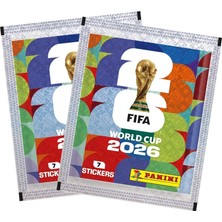 Panini Fıfa World Cup 2026 Çıkartma Paketi 10 Paket 70 Sticker