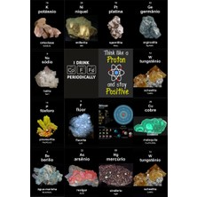 Ororabutik Kimya Elementler Poster Seti -16 Adet-A5
