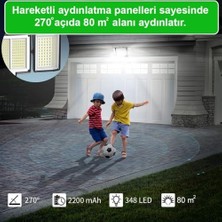 348 Ledli, Güneş Enerjili, Hareket Sensörlü, 3 Taraflı AYDINLATMA/GT-SL30