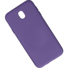 Renas Store Galaxy J7 / J730 Kılıf Nano Içi Kadife Silikon - Mor