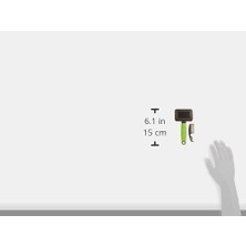Tech Butiq Gro 5800 Ince Metal Dişli Kedi Tarağı, S, Green