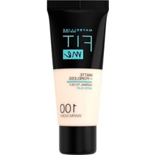 Die Grup Matte ve Poreless Fondöten, 100 Warm Ivory Renk, 30 ml