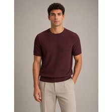 Classics Men Lookman Slim Fit Erkek Kısa Kol Triko Tişört  7696