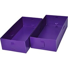 Çekmece Içi Düzenleyici 2 Adet Pvc Mor Kutu