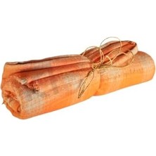 Ekose Oduncu Battaniye 150 * 200 Turuncu Ekose