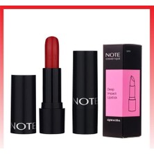 Cosmetics Deep Lipstick 13 Impressive Red Kremsi Dokulu Yarı Parlak Ruj, Kırmızı