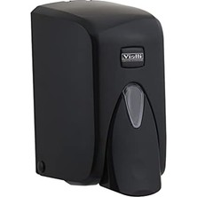 S5B Sıvı Sabun Dispenseri Aparatı Hazneli Siyah 500 ml