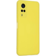 Renas Store Y53S Kılıf Nano Içi Kadife Silikon - Sarı