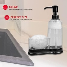 Basics Sünger Bölmeli Plastik Sabunluk, Siyah