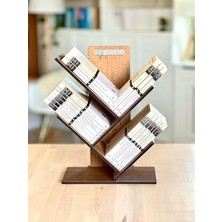 Die Grup Küçük Geometrik Masaüstü Ağaç Kitaplık, MK20 Model