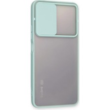 Renas Store Redmi Note 11 5g Kılıf Palm Buzlu Kamera Sürgülü Silikon - Turkuaz