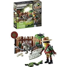 Dino Rise 71265 Kafeste Bebek Spinosaurus Dinozor, 5 Yaşından Büyük Çocuklar Için Oyuncak