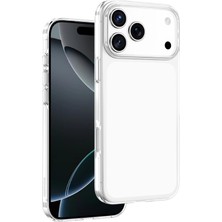 - 17 Pro Max ile Uyumlu Soft Arkası Mat Slim Kaymaz Çizilmez Kılıf - Şeffaf