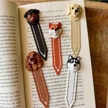 Brand House 3D Cocker Köpek Tasarımlı Kitap Ayracı Çok Renkli Dekoratif Ayraç
