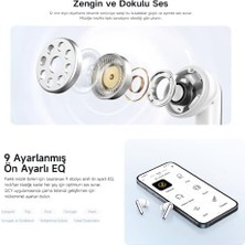 Qcy Melobuds N50 Anc HT12 6 Mikrofonlu Bluetooth 5.4 Kulaklık Siyah