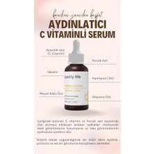 Life C Vitamini Aydınlatıcı Cilt Tonu Eşitleyici Canlandırıcı Bakım Serumu Ascorbic Asit (%10 C Serum)