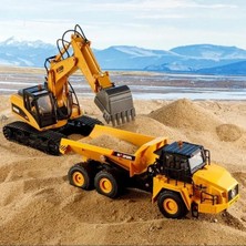Die Grup 1/24 Ölçekli Uzaktan Kumandalı Damperli Kamyon, 11CH Fonksiyonlu Model