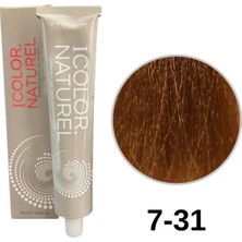 IColor Naturel Icolor Natural Tüp Boya 100ML. 7-31 A.küllü Kumral