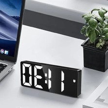 Die Grup Dijital Masa Saati, USB Güç ile Çalışan Aynalı Tasarım