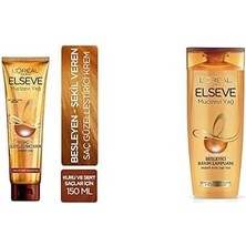 L'oréal Paris Elseve Mucizevi Yağ Saç Güzelleştirici Krem (150 Ml) - Kuru ve Sert Saçlar Için + L'oréal Paris Elseve 6 Mucizevi Yağ Besleyici Bakım Şampuanı (360 Ml)