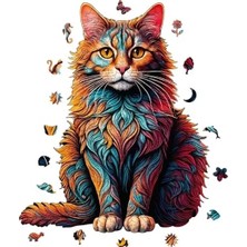 Die Grup 250 Parça Kedi Temalı Ahşap Puzzle Seti