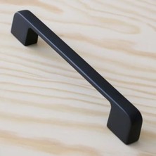 Die Grup Siyah Metal Mutfak Dolabı Çekmece Kolu - 160 mm Uzunluk