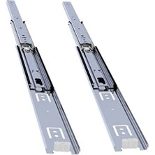 Die Grup Metal Bilyalı Dolap Çekmece Rayı 3.6 cm En, 50 cm Uzunluk