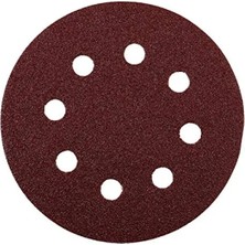 Die Grup 125 mm Aşındırıcı Zımpara Kağıdı, 40 Kum, Delikli