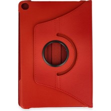 Renas Store Matepad Se Kılıf 360 Tablet Deri Kılıf - Kırmızı
