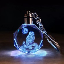 Renas Store Baykuş Tasarımlı Işıklı Anahtarlık