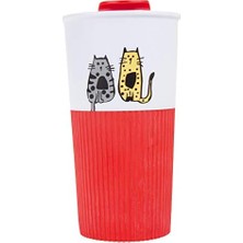 Cats 450 ml Plastik Mug