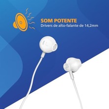 TAUE101WT Mikrofonlu Kulakiçi Kulaklık