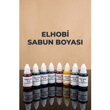 ElHobi 30 ml x 8 adet Farklı Renklerde Sabun Boyası veya Renklendirici