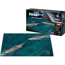 Die Grup Tarihi Savaş Gemileri Diorama Seti