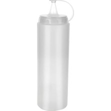 3'lü Sos Şişesi Paketi (700 Ml) - Sızdırmaz Kapaklı Ketçap, Mayonez ve Sos Sıkma Şişesi Takımı