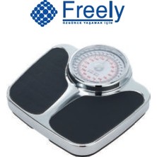 Freely Mekanik Baskül Banyo Çelik Malzeme ile Hassas Ölçüm 160kg Kapasite LCD Ekran Yok