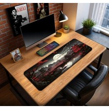 Minka Temalı Gamer Kaymaz Masa Üstü Oyun Gaming Klavye Mouse Pad 70X30CM