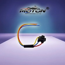 Moton H4 Kablolu Far Soketi 12/24V 10A