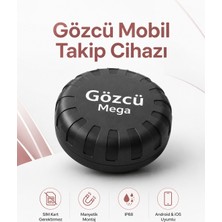 Mega Takip Cihazı Ios Android Uyumlu Motor Araç Taşıt Gps Cihazı Su Geçirmez (5-10 Dakika Aralıklı)