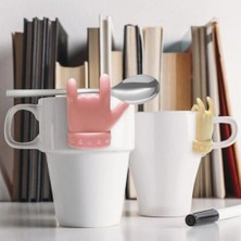Renas Store 2'li Silikon Tutucu Çay Kahve Aksesuar Seti