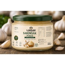 Limsak Katkısız Sarımsak Püresi Net 300 gr – Eli Kokutmayan Hazır Doğal Lezzet