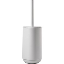 Time Tuvalet Fırçası, Banyo Için Tuvalet Fırçası, Çap 10,5 Cm, Yükseklik 36 Cm, Yumuşak Gri (Gri)