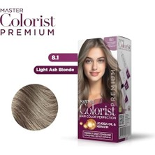 Premıum Yarı Kit Set Saç Boyası 8.1 Küllü Açık Kumral