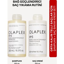 OLAPLEX Daily Cleanse & Condition Duo - Saçları Temizleyen & Nemlendiren & Onaran Bağ Set