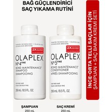 OLAPLEX Fine Bond Maintenance Cleanse & Condition Duo-Ince Telli Saçlar İçin Şampuan & Saç Kremi Seti